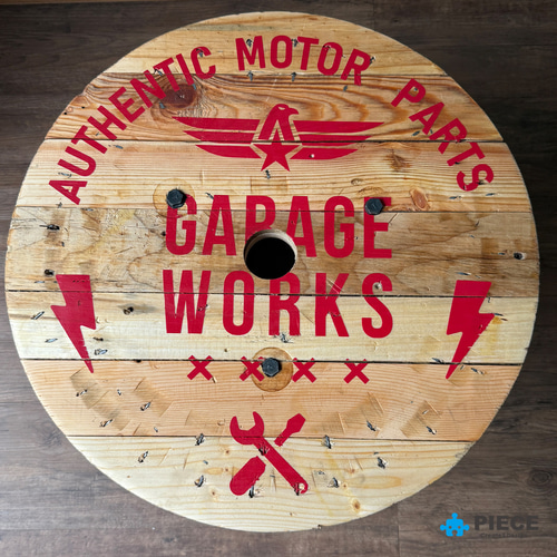 ケーブルドラム 電線ドラム テーブル アメリカン インテリア ガレージ