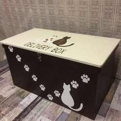 64《収納BOX》りんご箱 犬 おもちゃ箱 宅配 木製家具 インテリア 木箱