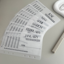 savingchallenge年間貯金リフィルA6サイズ その他雑貨 RKRshop 通販