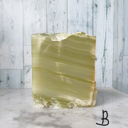 天然大理石 グリーンオニキス オブジェ その他インテリア雑貨 関ヶ原