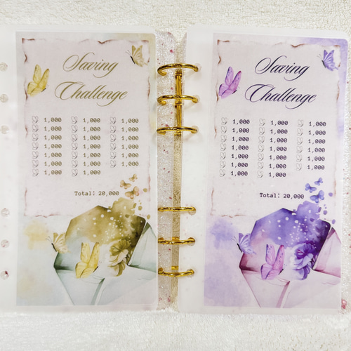 No.9 手紙Saving A6 saving リフィルバインダー貯金韓国 その他雑貨