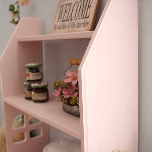 サイズ・色変更可・アーチ窓付きラック・ドールハウス・ぬいぐるみ