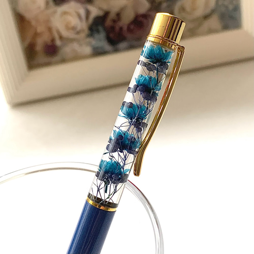 送料無料☆1500円】オーダー製作☆ハーバリウム ボールペン☆1本売り