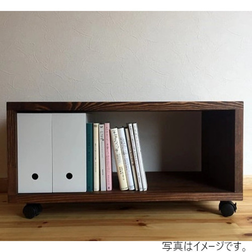 木製ラック『オープンボックス キャスター付き』木製シェルフ 木製