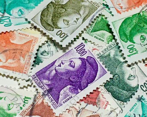 ☆42外国切手 フランス サビーヌ 使用済み48枚 ☆42外国切手