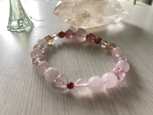 レムリアシリーズ】⭐️ピンクレムリアン水晶⭐️高いヒーリング緑