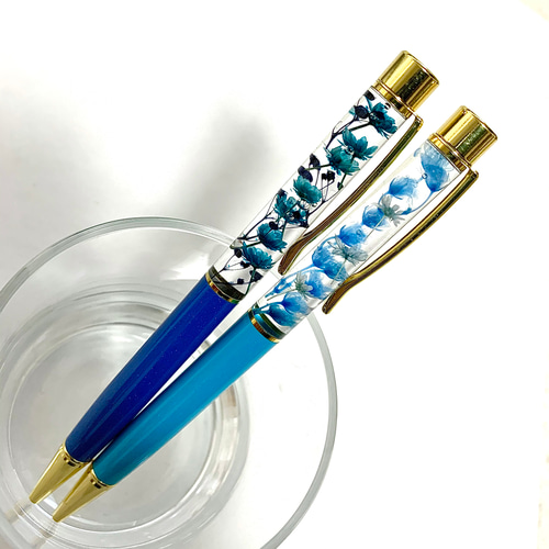 送料無料☆1500円】オーダー製作☆ハーバリウム ボールペン☆1本売り