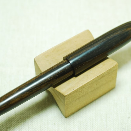 プラチナ万年筆＃3776 センチュリー用銘木軸 花梨瘤材紅白 受注製作