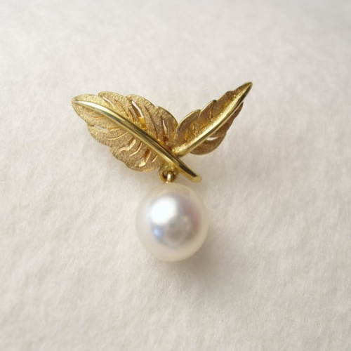 K18ピンブローチ/バロックパール ブローチ atelieriride 通販 735429
