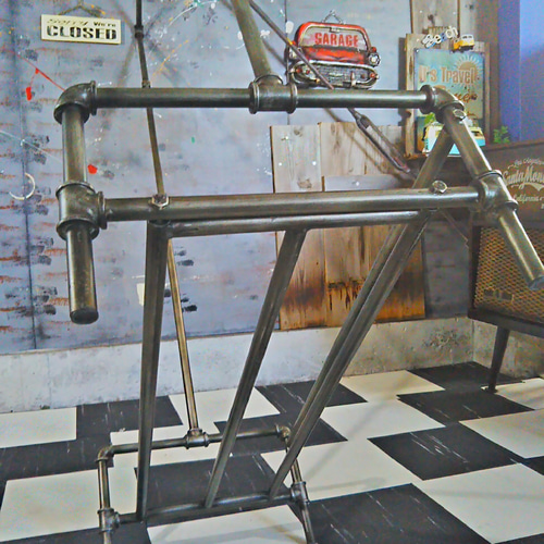 インダストリアル/ パイプ管 マルチハンガーラック（組み立て式