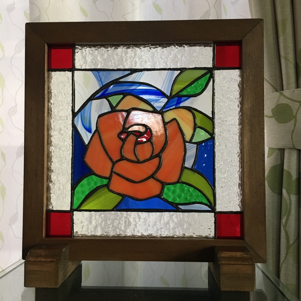 るるる ステンドグラス レモンモチーフのパネル(徳大サイズ) るるる