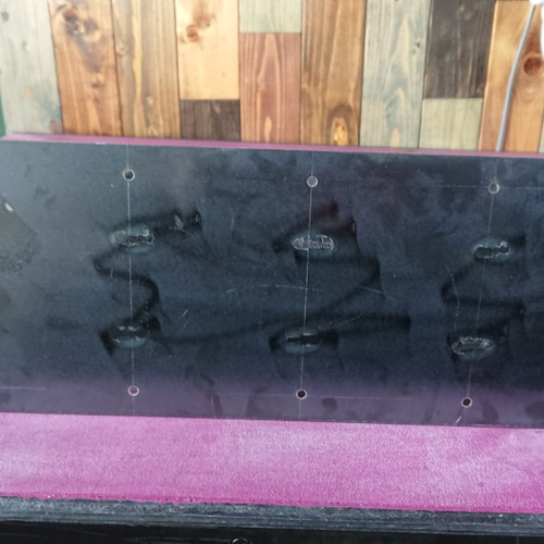 無塗装でアイアンな極太鉄脚♪ 2.3×50×750×500mm □型 2脚ver 無塗装で