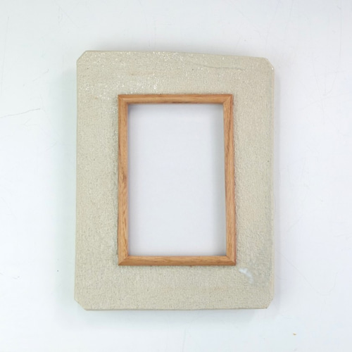 陶器額縁 ［ポストカードサイズ］ 一点物 その他アート アトリエ呂歩