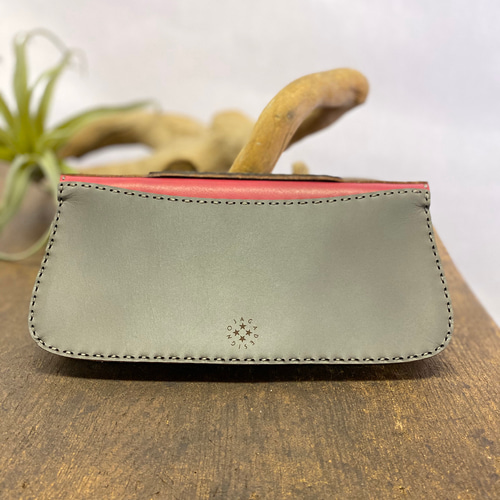レザーウォレット ハンドメイドレザー ロングウォレット ojagadesign