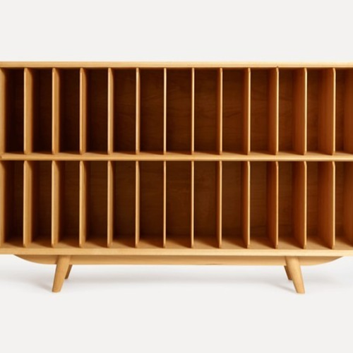 オーダーメイド 職人手作り ブックシェルフ 本棚 マガジンラック 天然