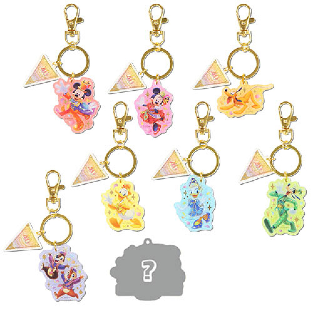 キーチェーンセット（ディズニー40周年グランドフィナーレグッズ