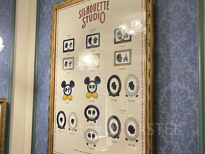 シルエットスタジオ】ディズニーの切り絵専門店の値段、場所、待ち時間