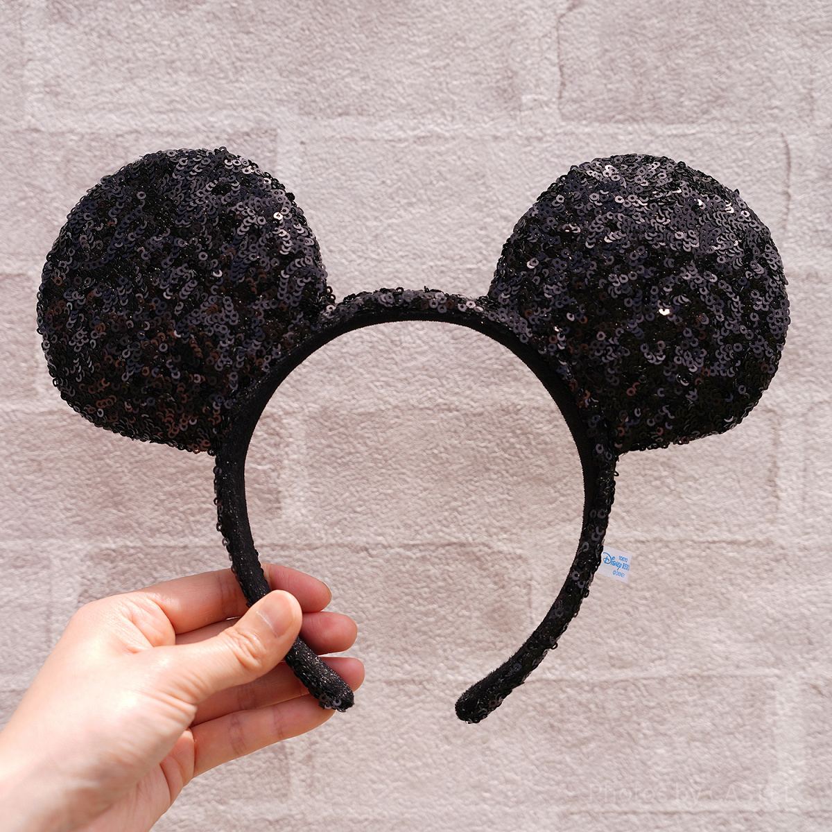 ミッキーマウス型スパンコールカチューシャ