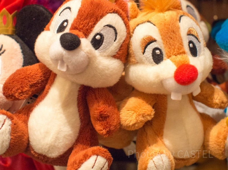 チップとデール ピンバッジ 4個セット パリディズニー チップとデール