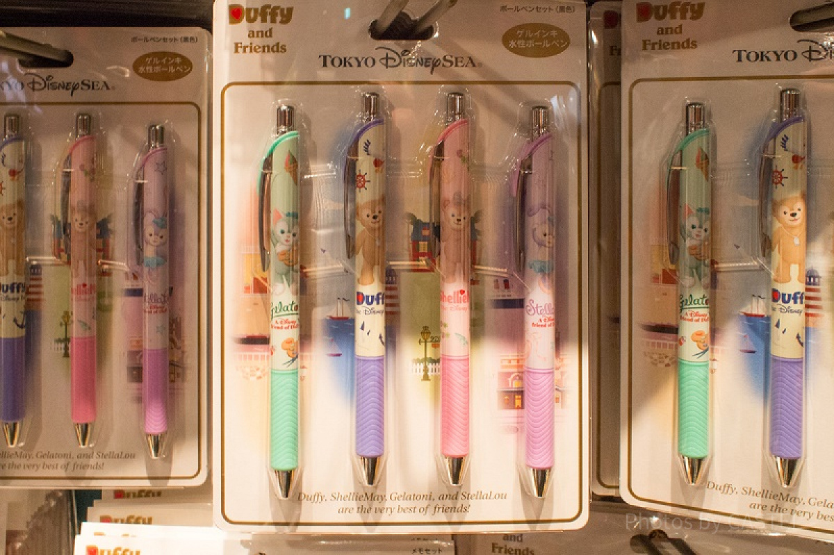 ダッフィーのボールペンセット| キャステル | CASTEL ディズニー情報