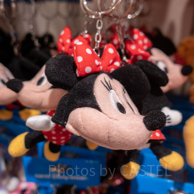 ミニーファンキャップキーホルダー| キャステル | CASTEL ディズニー情報