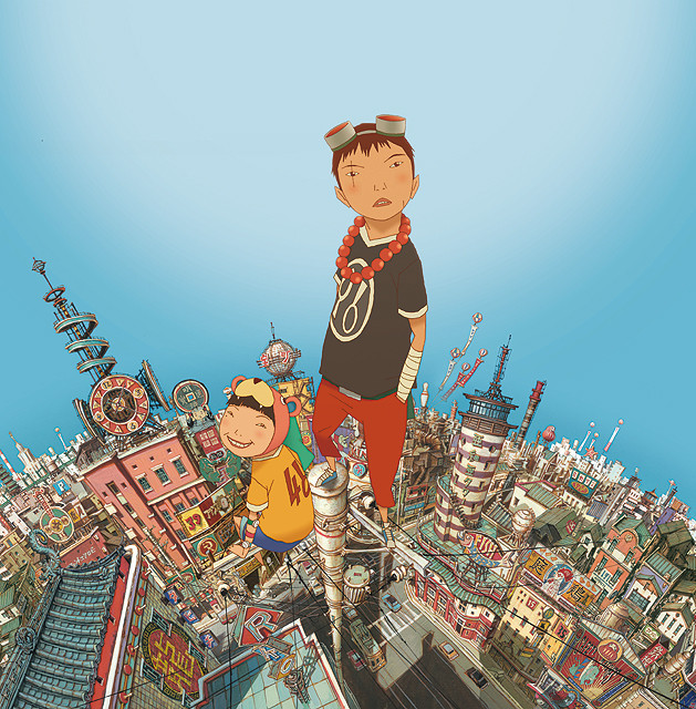 鉄コン筋クリート 映画公開宣伝用B2ポスター 松本大洋 鉄コン筋