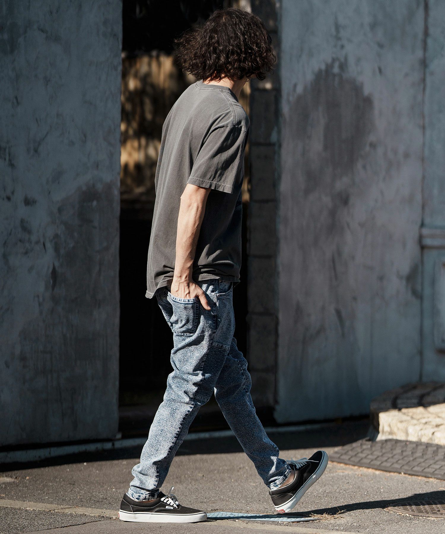 30%OFF【CAMBIO(カンビオ)】 11oz Biker Denim Pants デニムパンツ(MIU