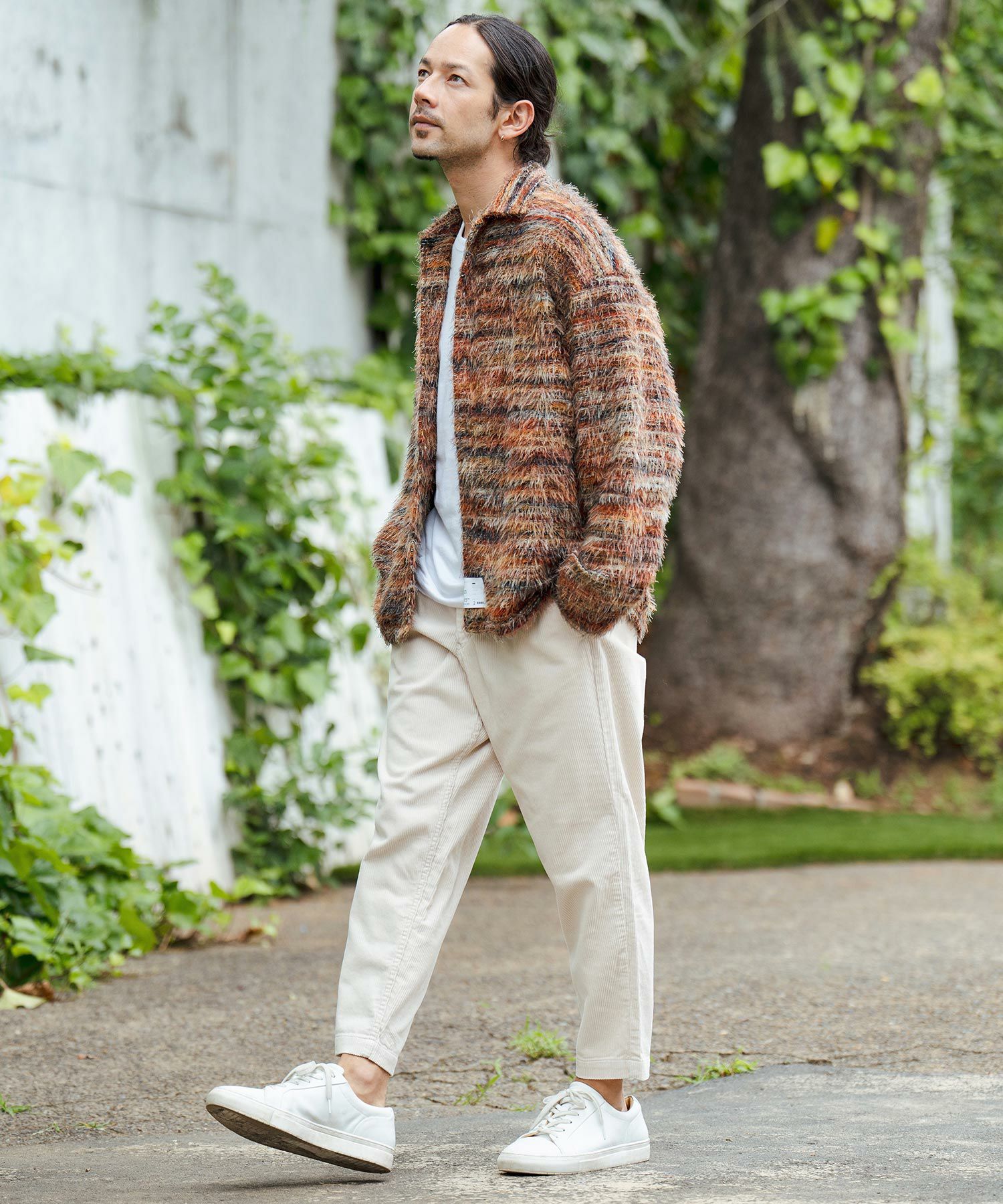 30%OFF【CAMBIO(カンビオ)】8Wコーデュロイワイドテーパードパンツ