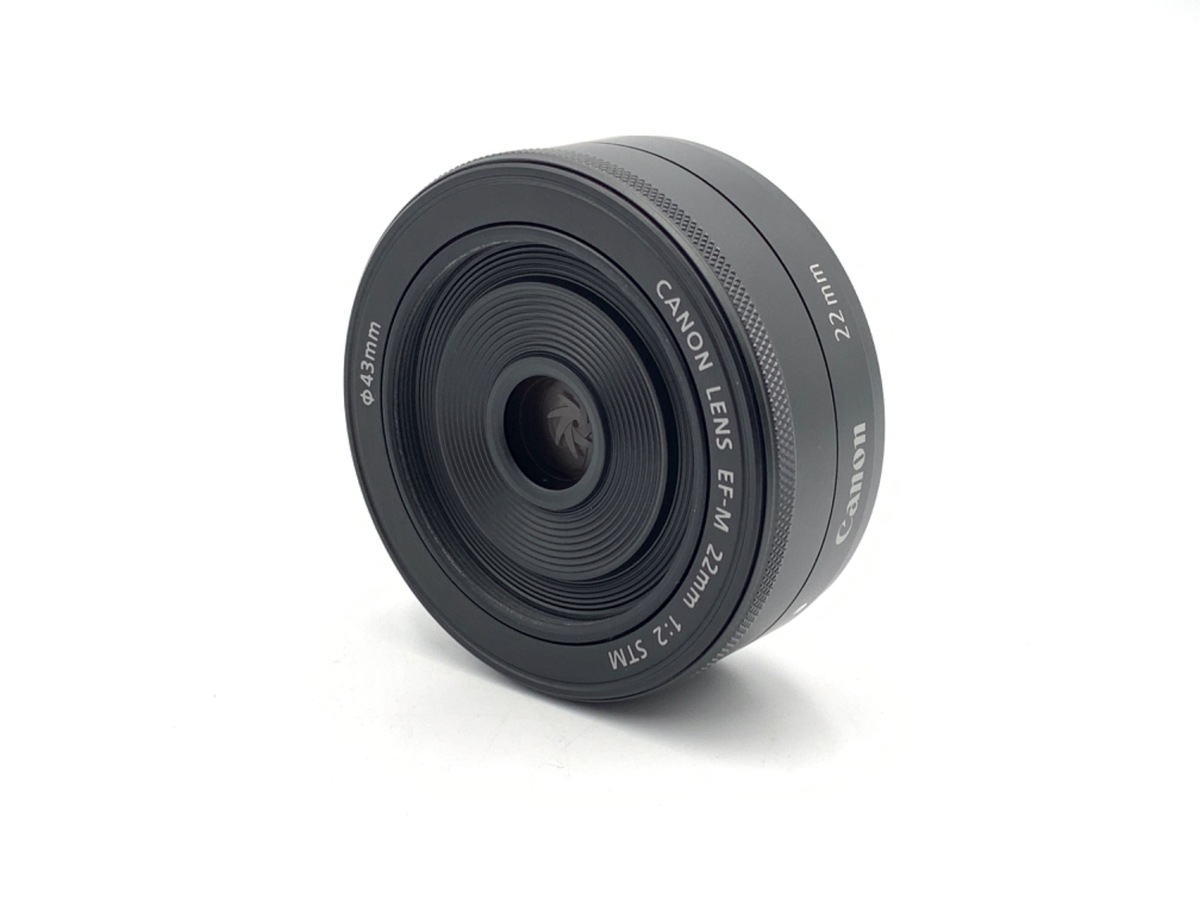 ジャンク】CANON EF-M 22mm F2 STM 単焦点レンズ ジャンク】CANON EF-M