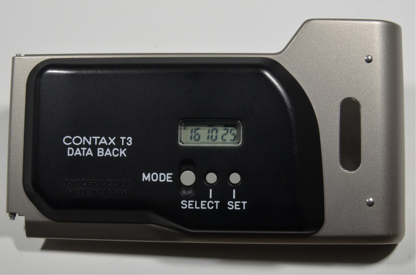 フィルムカメラ CONTAX T3 DATA BACK T3D CONTAX T3 DATA BACK BLACK
