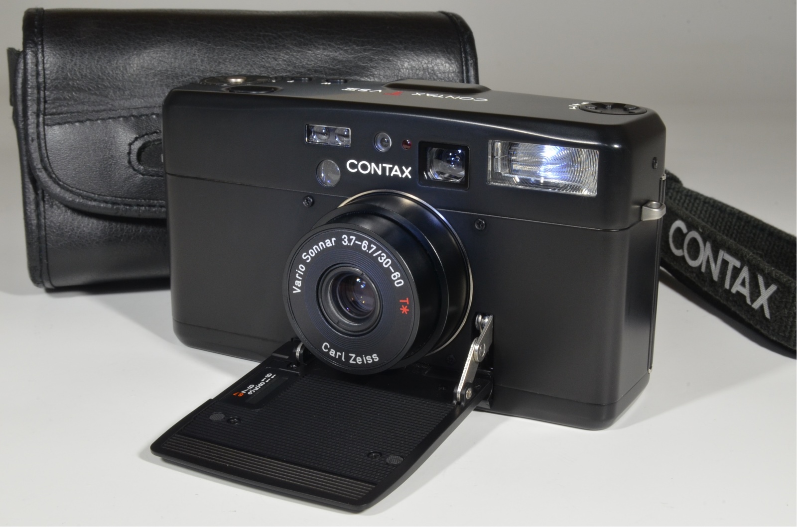 Contax TVS III Black Point & Shoot 35mm film camera #a0232