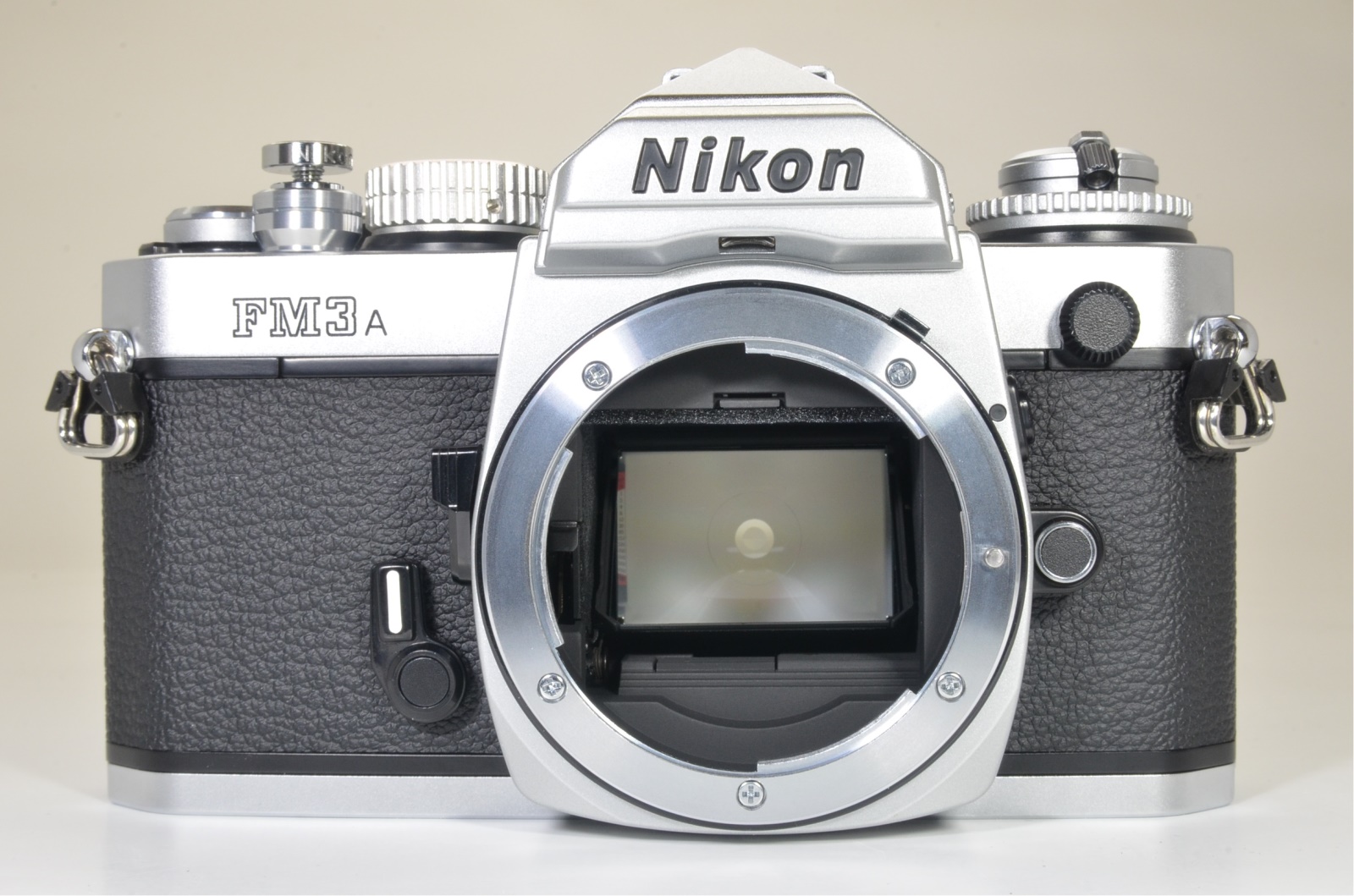 Nikon FM3A Silver 35mm Film Camera with Nikkor 45mm f/2.8P Film