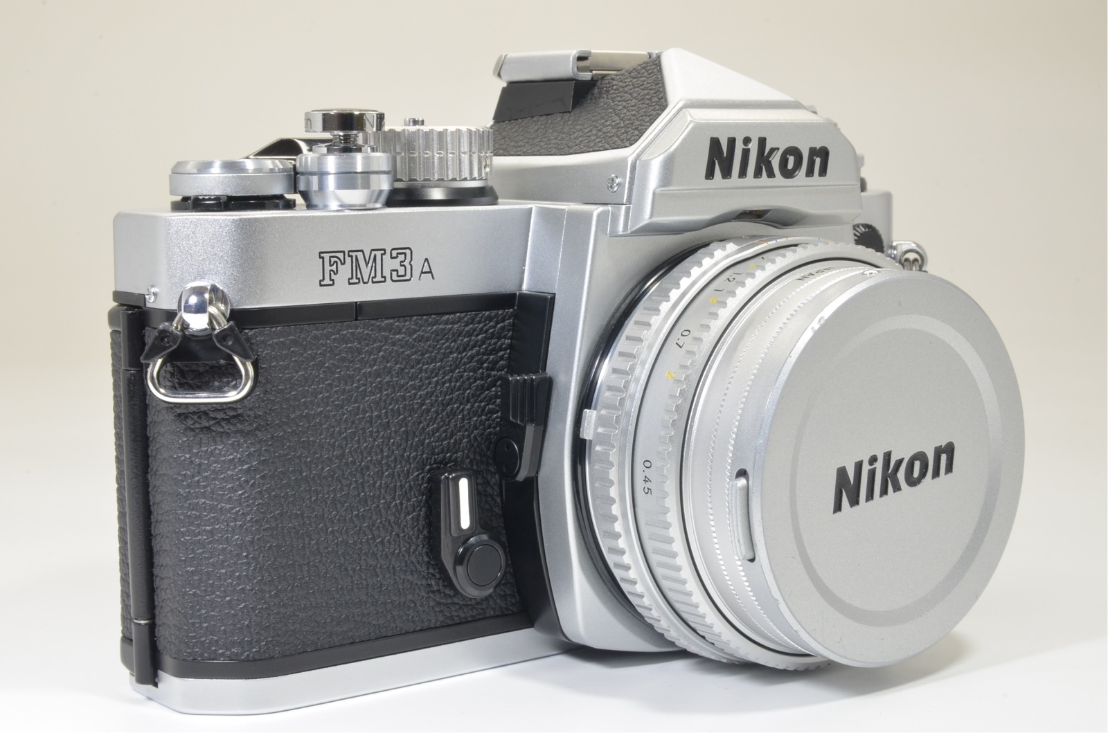 Nikon FM3A Silver 35mm Film Camera with Nikkor 45mm f/2.8P Film
