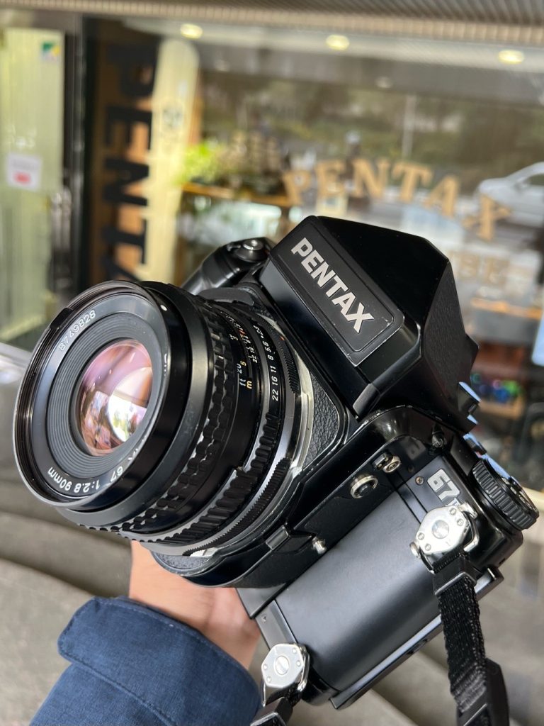 美品 Pentax 木製 ウッド グリップ 6x7 67 67II #8672 PENTAX 6X7 67