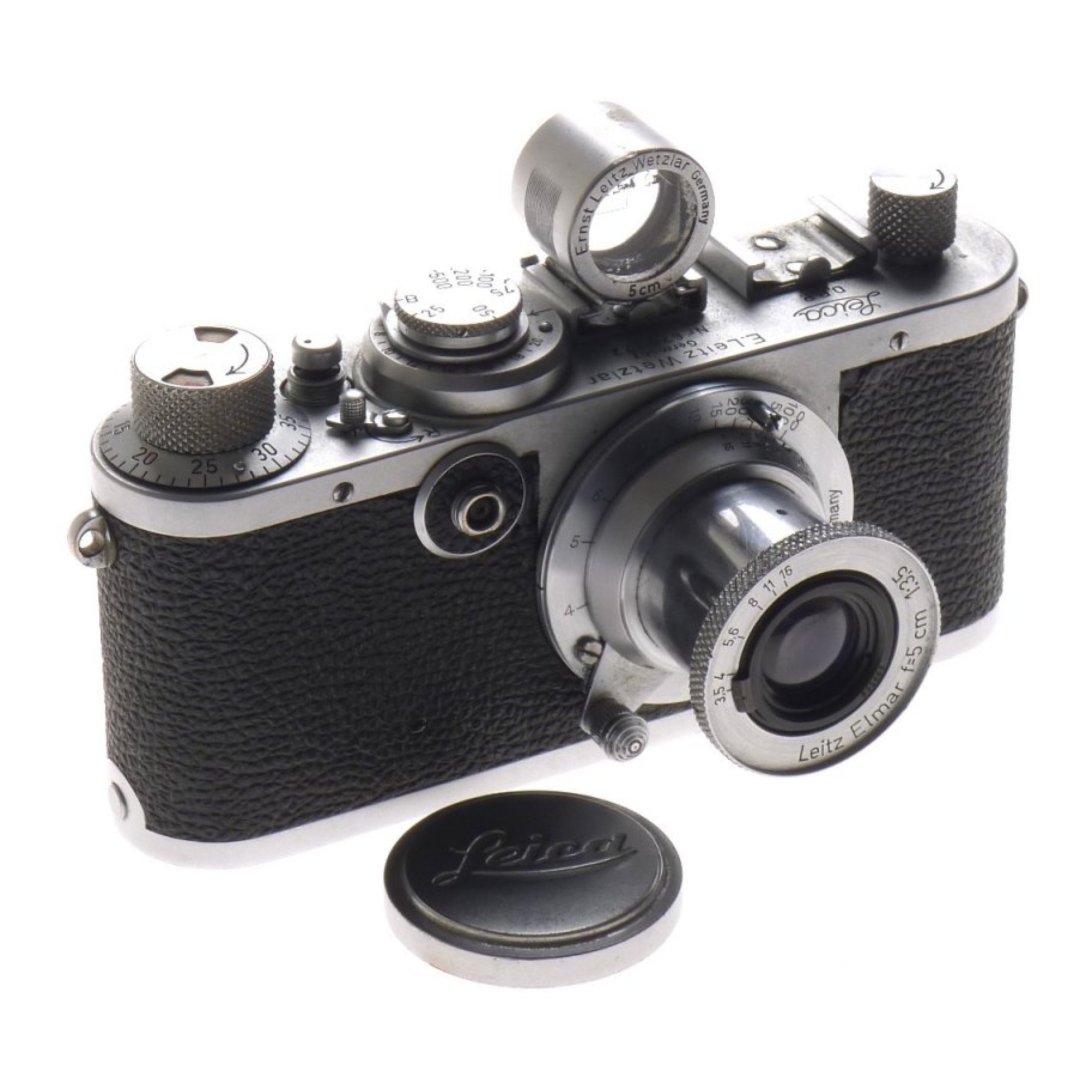 Buy leica if rangefinder camera 1f leitz elmar f=5cm 1:3.5 lens