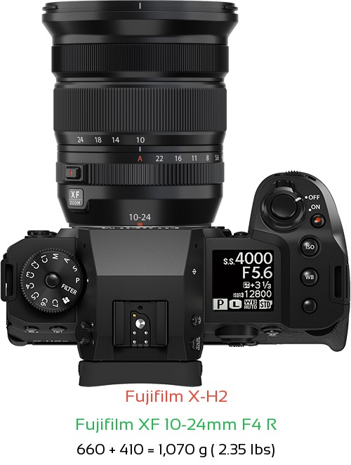 Fujifilm X-H2 Camera and Fujifilm XF 10-24mm F4 R Lens