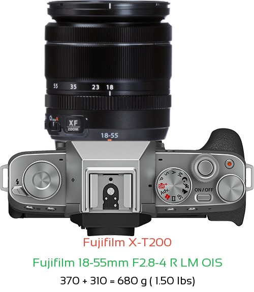 Fujifilm X-T200 Camera and Fujifilm 18-55mm F2.8-4 R LM OIS Lens