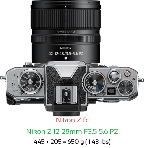 Nikon Z fc Camera and Nikon Z 12-28mm F3.5-5.6 PZ Lens