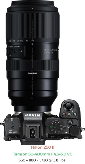 Nikon Z50 II Camera and Nikon 400mm F4.5 VR S Lens