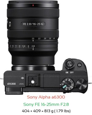 Sony A6300 Camera and Sony E 16-55mm F2.8 G Lens