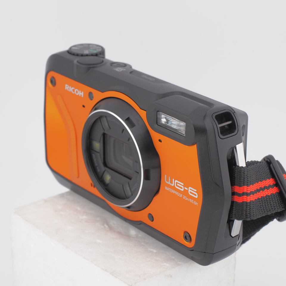 RICOH WG-6 オレンジ 防水デジカメ R02050 ☆付属品 ＆ 箱付☆ リコー