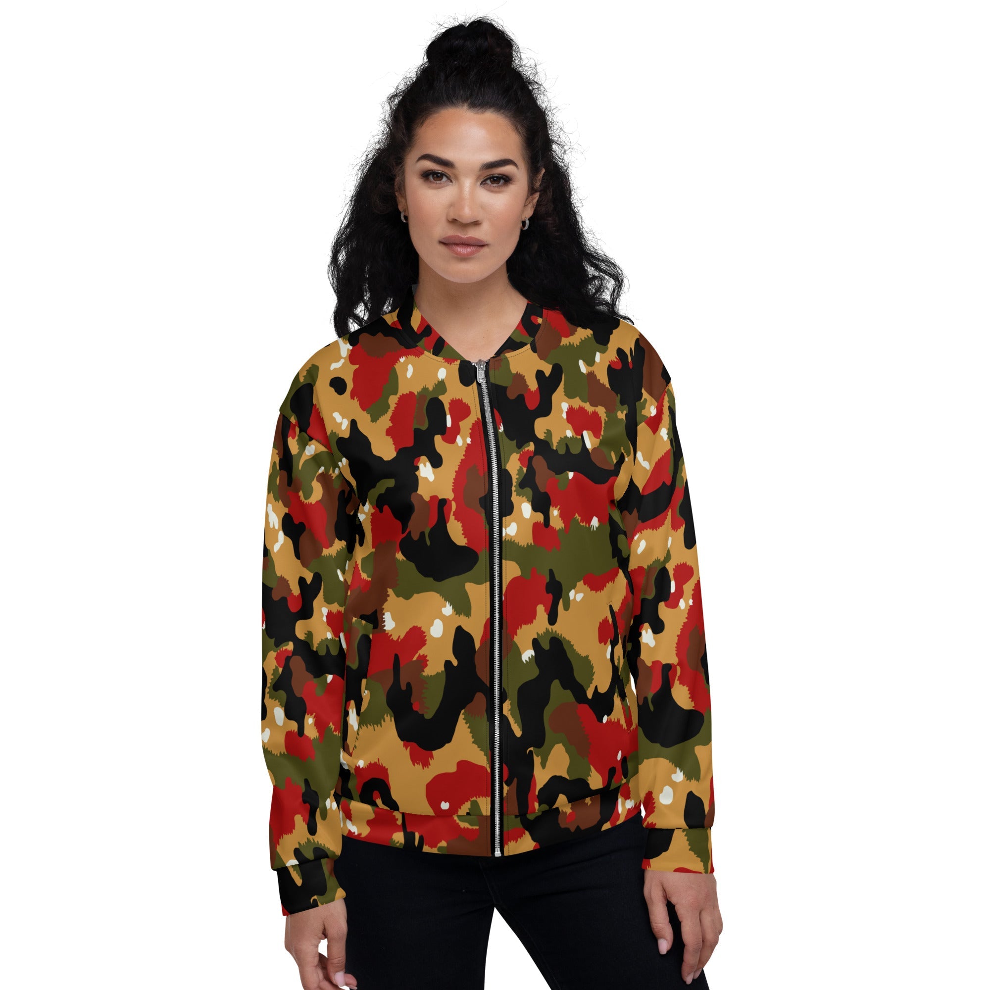 CAMO HQ - Swiss TAZ 83 Alpenflage CAMO Unisex Bomber Jacket