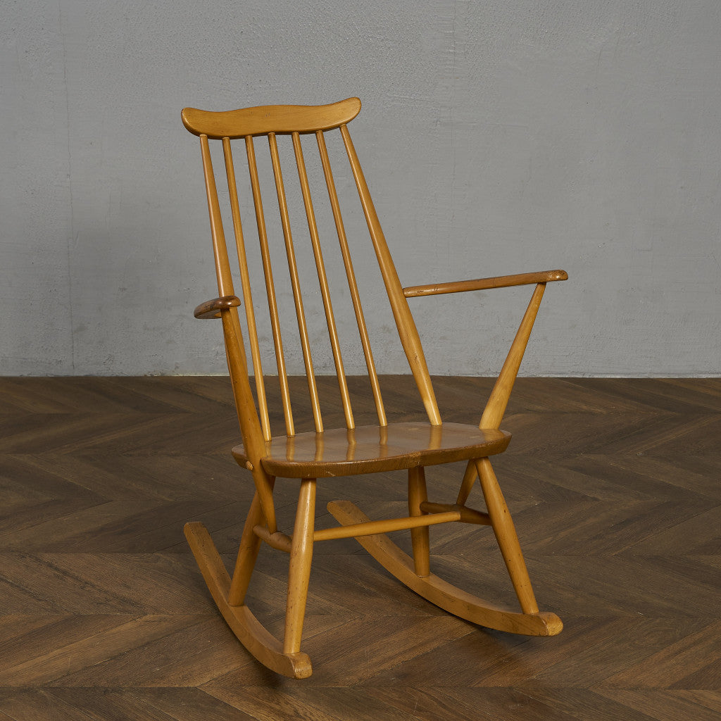 k365r120 和製ヴィンテージ ロッキングチェア 座面クッションなし