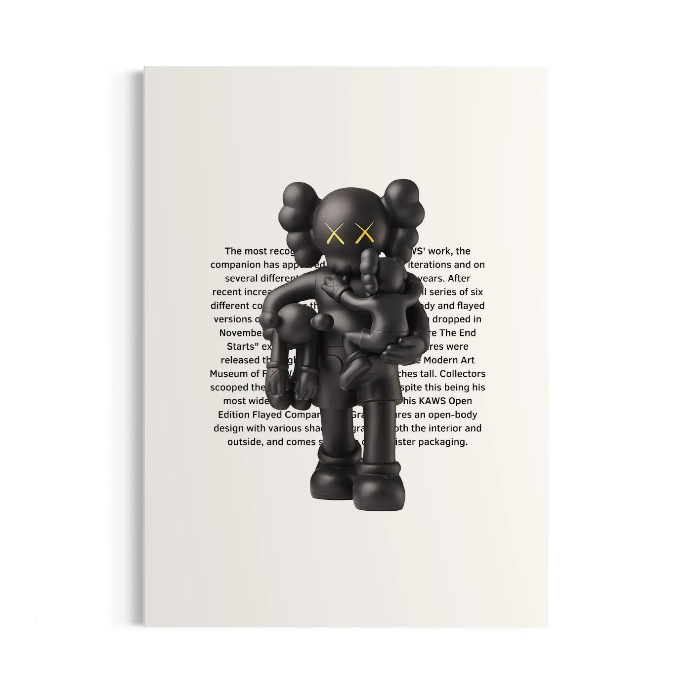 Kaws Clean Slate Figure Canvas Art | Poster Print - Canvastoria