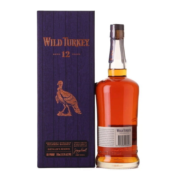 Wild Turkey 12 Year Old Kentucky Straight Bourbon Whiskey 700ml