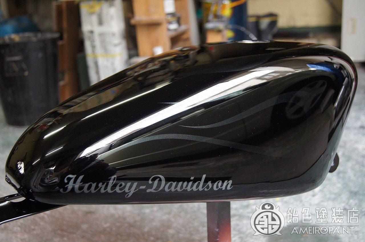 スポーツスタータンク 黒オレンジフレイム スポーツスタータンク 黒