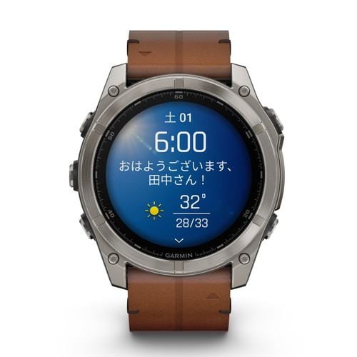 GARMIN 010-02905-81 fenix 8 Sapphire AMOLED 有機EL ロング