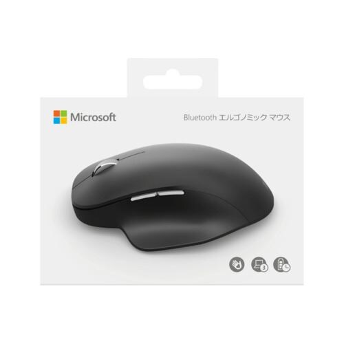 マイクロソフト Microsoft Bluetooth Ergonomic Mouse Black 222-00015