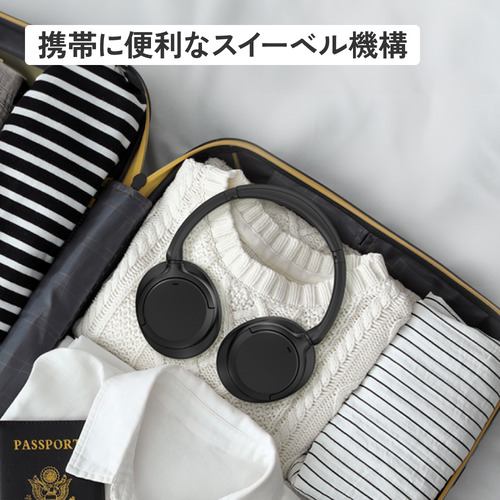 JVCケンウッド HA-S99N-B Bluetoothヘッドホン Victor ノイズキャンセ