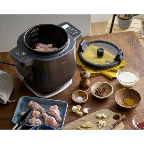 アイリスオーヤマ KDAC-IA2-T 自動かくはん式調理機 CHEF DRUM